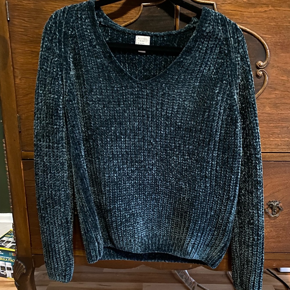 Thick Long Sleeve Knit Sweater